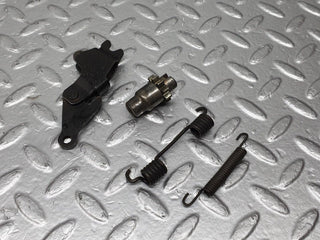 W123 rear brake shoes set right side used OEM
