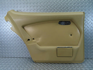W116 rear left door card beige used OEM