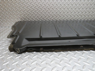 W126 fuel tank cover plate carpet grey used OEM