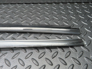 21686 Mercedes-Benz W126 300SE A Pillar Chrome Moulding Trim Pair
