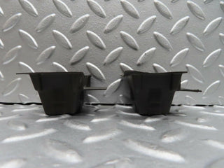 W116 rear window switch plastic pocket pair used OEM