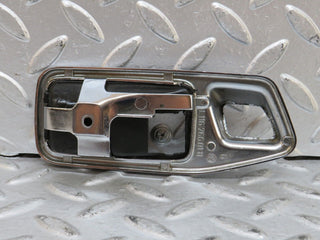 S123 Wagon chrome frame for door opener left used OEM