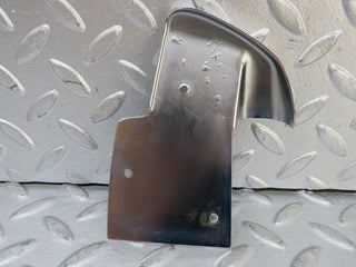 W124 Coupe b pillar chrome cover plate left side used OEM