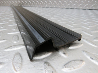 W123 front left door sill trim black used OEM