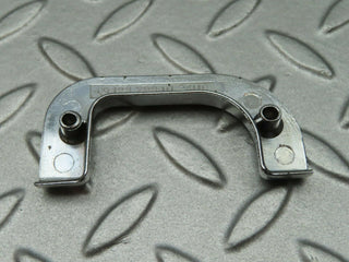 W123 left interior chrome door latch trim used OEM