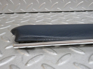 W109 rear right door card top trim blue used OEM