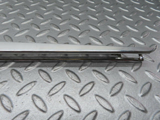 W111 rear left door front chrome window channel used OEM