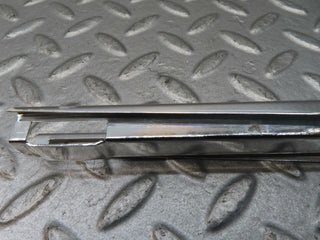 W111 rear right door front chrome window channel used OEM