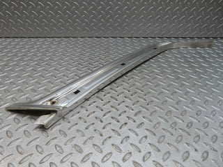 W116 a pillar chrome moulding trim left side used OEM