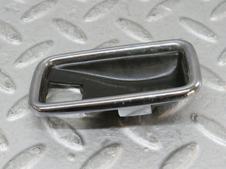 W108 chrome frame for door opener left used OEM
