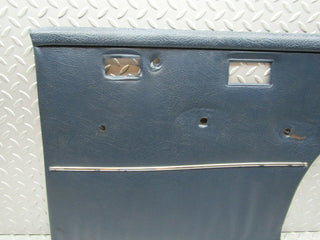 W108 rear right door card blue used OEM