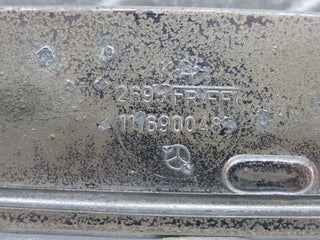 W110 Fintail Heckflosse c pillar chrome trim right side used OEM