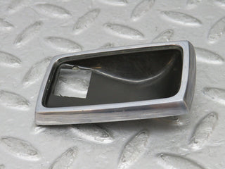 W108 chrome frame for door opener front right used OEM