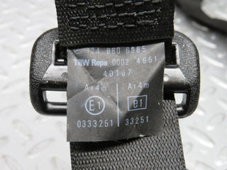 32637 Mercedes-Benz S124 300TE Rear Seat Belt With Buckles 1248607085