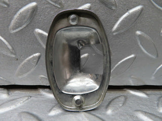 W121 Ponton number plate light chrome cover used OEM