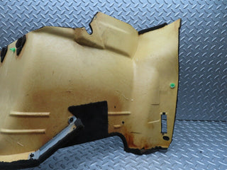 R129 SL rear left wall carpet grey used OEM
