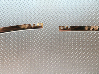 W105 Ponton rear left door chrome trim used OEM