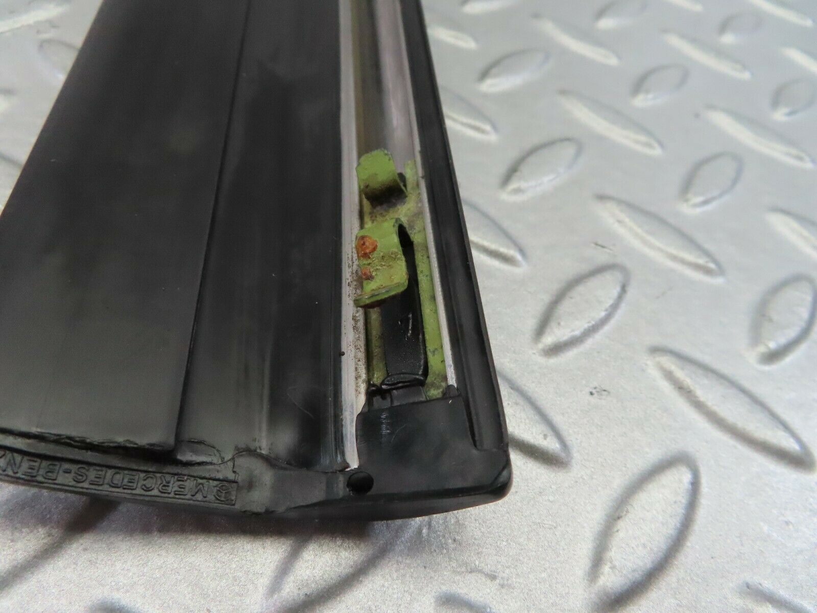 7683 Mercedes-Benz S123 230TE Wagon Rear Left Door Sill Trim Black