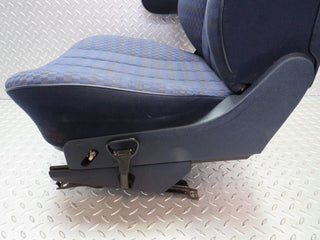 W201 Baby Benz front left passenger seat blue used OEM