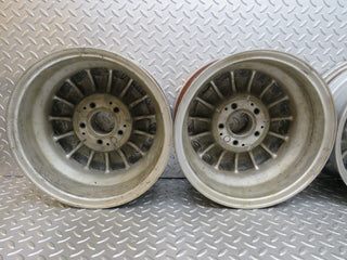 W123 alloy wheel set mexican hat 6jx14h2 et30 used OEM