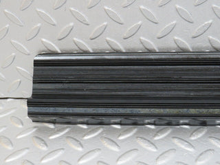W123 front left door sill trim black used OEM