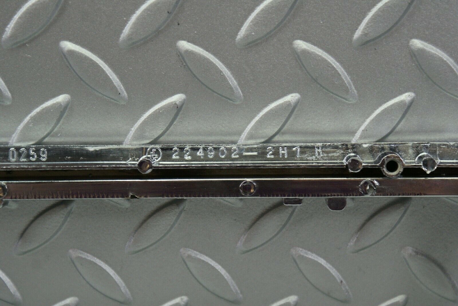 3091 Mercedes-Benz W115 220D Tail Light Chrome Frame Right Side 1158260259