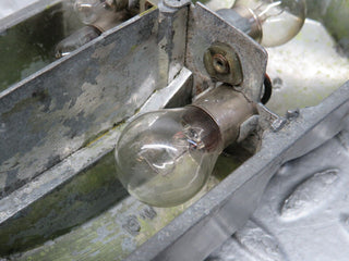 W108 tail light bulb holder left side used OEM