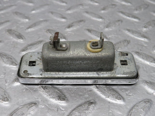 W109 number plate light chrome used OEM