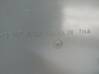 24210 Mercedes-Benz S124 220TE Front Left Kick Panel Trim Grey 1246880506