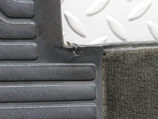 W124 Cabriolet front right floor carpet black used OEM
