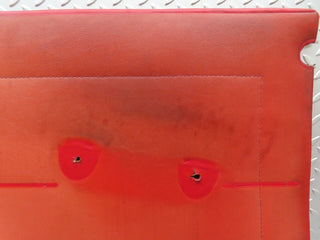 W121 Ponton front right door card red used OEM
