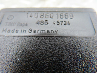 W140 Coupe rear left seat belt with buckle used OEM