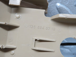 36965 Mercedes-Benz C126 420SEC Coupe Front Seat Rail Trim 1266840718