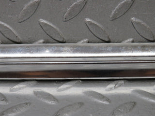 W109 front left door chrome moulding trim used OEM