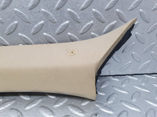 W126 a pillar cover left side beige used OEM