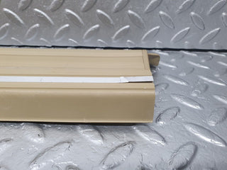 W126 rear left door sill trim beige used OEM