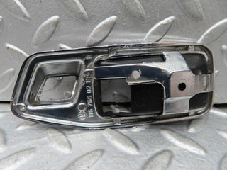 W123 chrome frame for door opener right used OEM