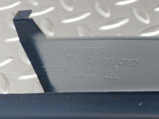 W140 rear left door window trim used OEM