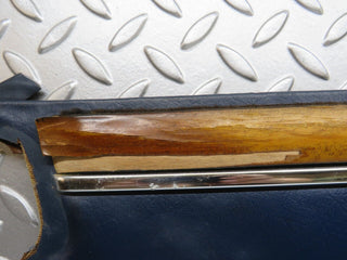 W109 rear left door card blue used OEM