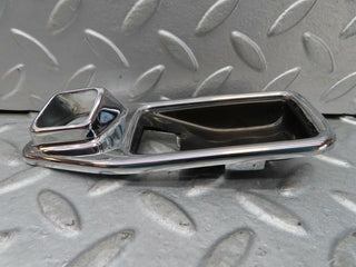 W123 Coupe door opener chrome frame used OEM