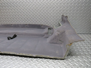 R129 SL fuel tank cover plate carpet grey used OEM