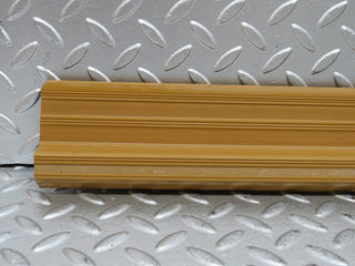W123 front right door sill trim palomino used OEM