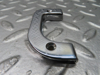 21492 Mercedes-Benz W126 300SE Left Chrome Door Latch Trim 1237230124