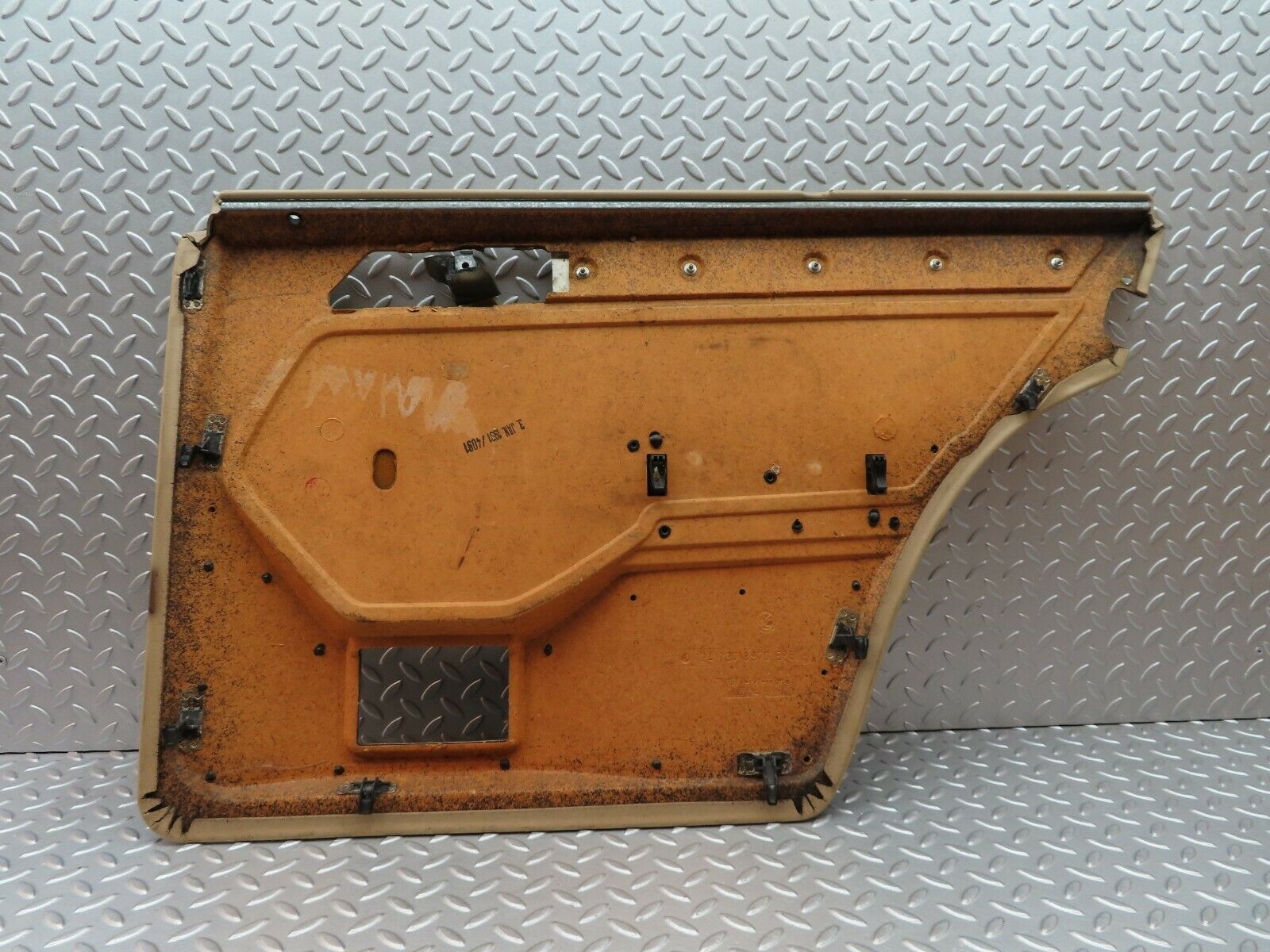 5264 Mercedes-Benz W124 230E Rear Left Door Card Beige 1247370970