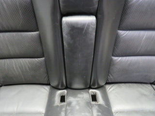 W124 Cabriolet rear seat leather black used OEM