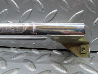 W123 rear right door chrome window channel used OEM