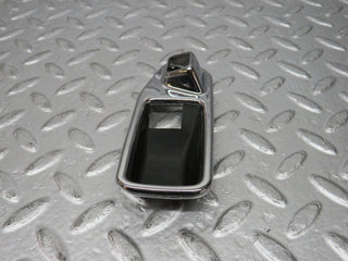 W123 chrome frame door handle front left used OEM