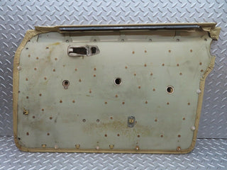 W123 front left door card cream used OEM