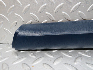 W123 A pillar cover trim left side blue used OEM