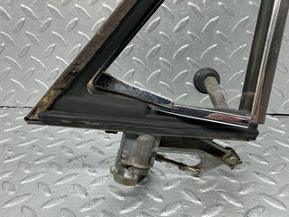 W108 front left quarter window used OEM